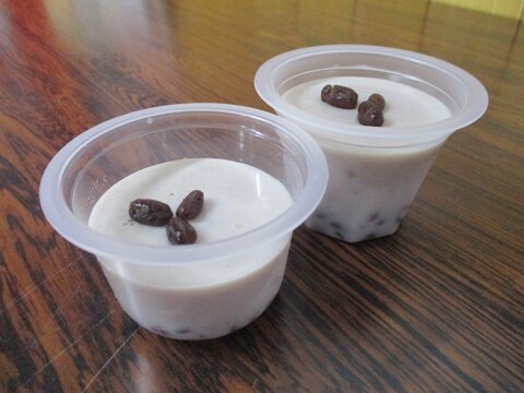 つぶあんのミルクプリン